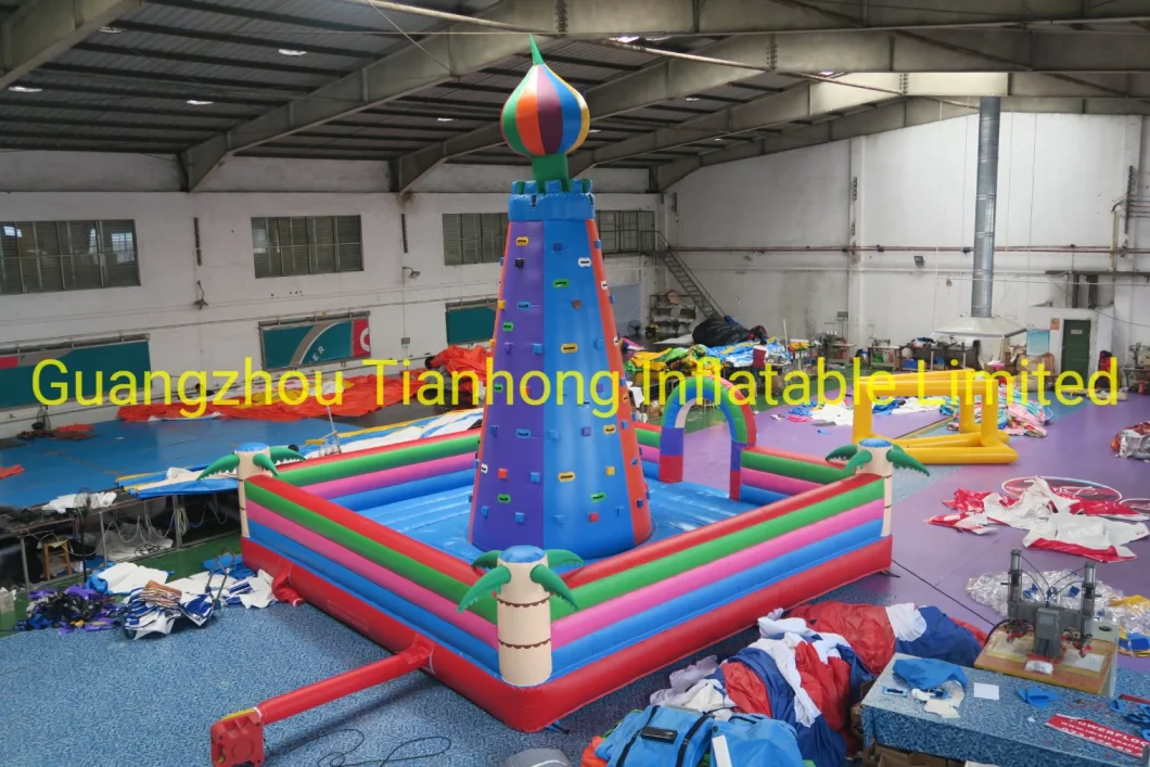 7X7m Giant Inflatable Climbing Wall for Kids and Adults